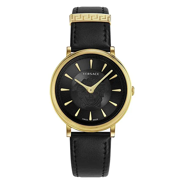 Đồng Hồ Nữ Versace V-Circle Medusa Watch VE8101919 38mm Màu Đen - Đồng hồ - Vua Hàng Hiệu