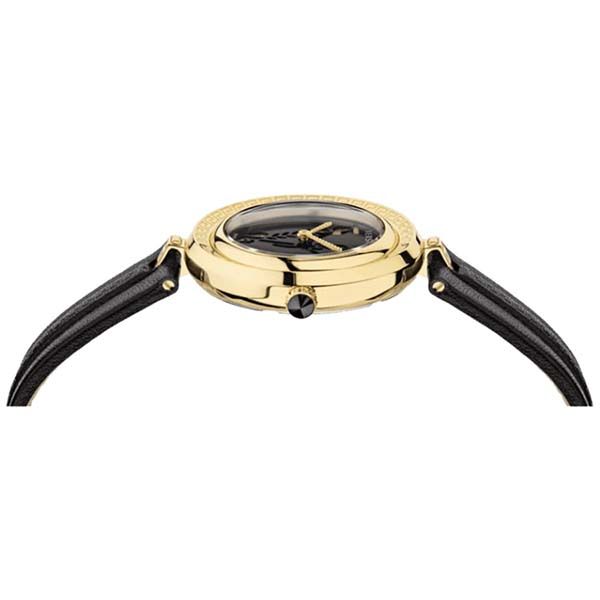 Đồng Hồ Nữ Versace Virtus Infinity Leather Watch 34mm VEZ400121 Màu Vàng Đen - 5