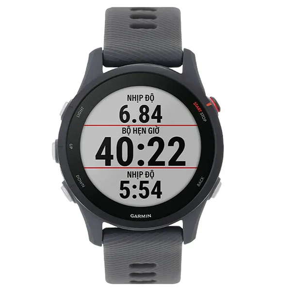 Đồng Hồ Thông Minh Garmin Forerunner 255 45.6mm Màu Xám - Đồng hồ - Vua Hàng Hiệu