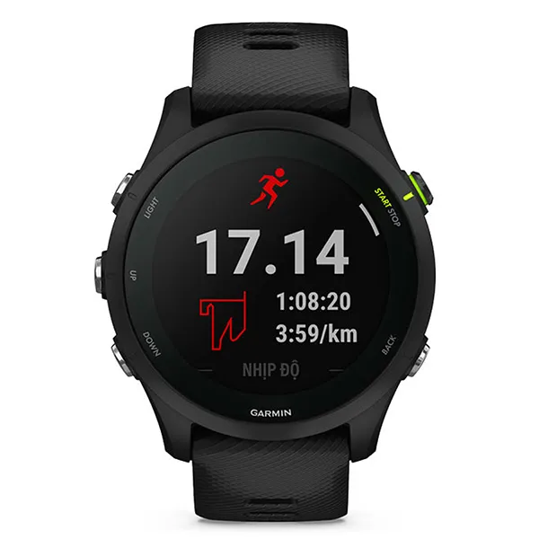 Đồng Hồ Thông Minh Garmin Forerunner 255 Music 45.6mm Màu Đen - Đồng hồ - Vua Hàng Hiệu