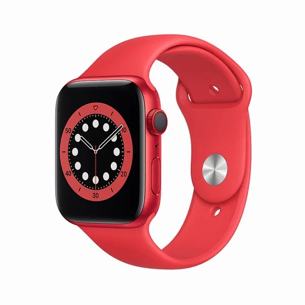 Đồng Hồ Thông Minh Apple Watch S6 LTE 40mm Viền Nhôm Dây Silicone Màu Đỏ - Đồng hồ - Vua Hàng Hiệu