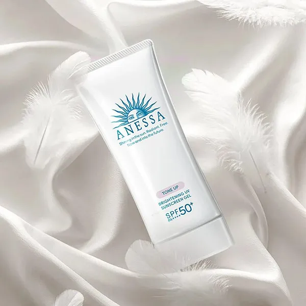 Gel Chống Nắng Dưỡng Sáng Nâng Tông Anessa Brightening UV Sunscreen Gel N SPF50+ PA++++ 90g - Kem chống nắng - Vua Hàng Hiệu