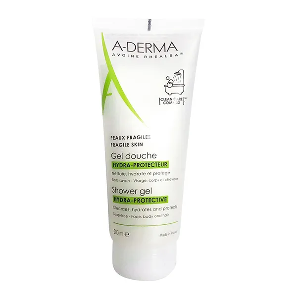 Gel Rửa Mặt & Tắm Gội A-Derma Shower Gel Hydra-Protective 200ml - Sữa Rửa Mặt - Vua Hàng Hiệu