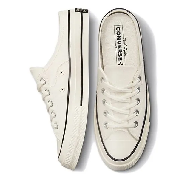 Giày Converse Chuck Taylor All Star 1970s Mule Recycled Canvas 172592C Màu Trắng Size 38
