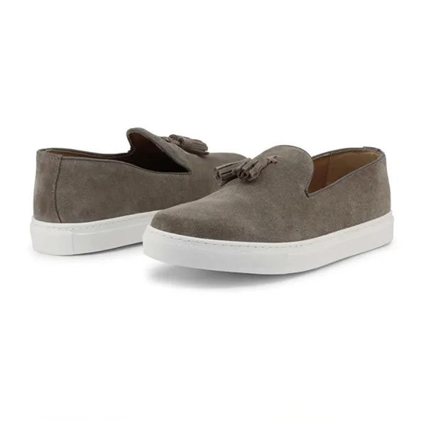 Giày Lười Nam Duca Di Morrone DIEGO-CAM_TORTORA Màu Nâu Xám Size 42