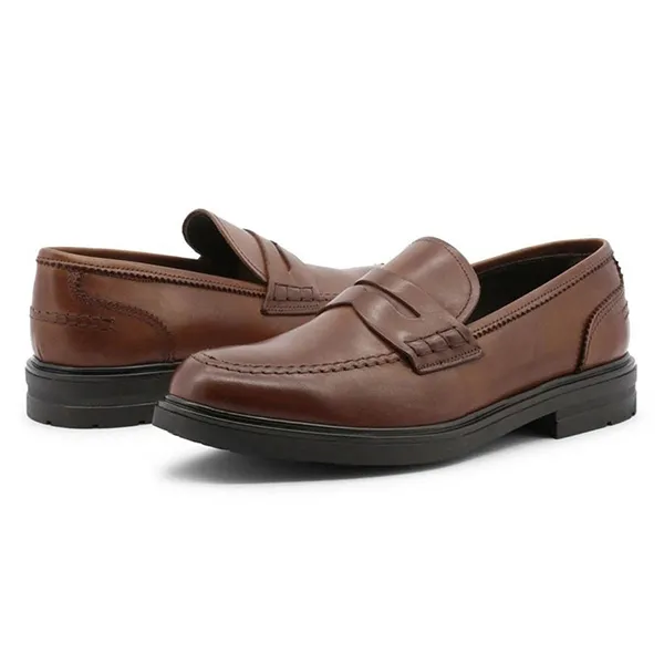 Giày Lười Nam Duca Di Morrone Lupo-Pelle_Cuoio Màu Nâu Size 40 - Giày - Vua Hàng Hiệu