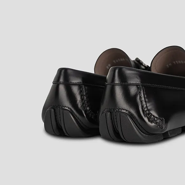 Giày Lười Salvatore Ferragamo Mocca Silver Horsebit Buckle 732621 Màu Đen - Giày - Vua Hàng Hiệu
