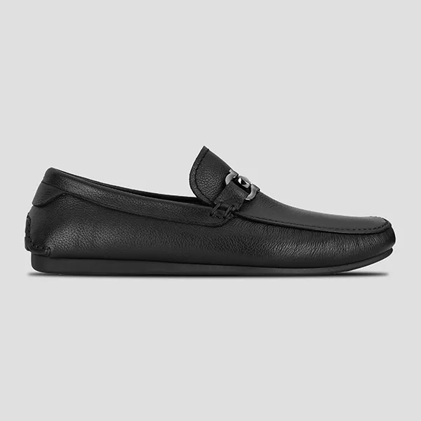 Giày Lười Salvatore Ferragamo Mocca Silver Horsebit Buckle 756000 Màu Đen - Giày - Vua Hàng Hiệu