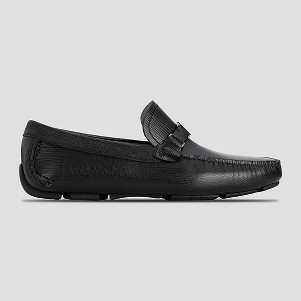 Giày Lười Salvatore Ferragamo Mocca Vara Buckle Driving 709326 Màu Đen - Giày - Vua Hàng Hiệu