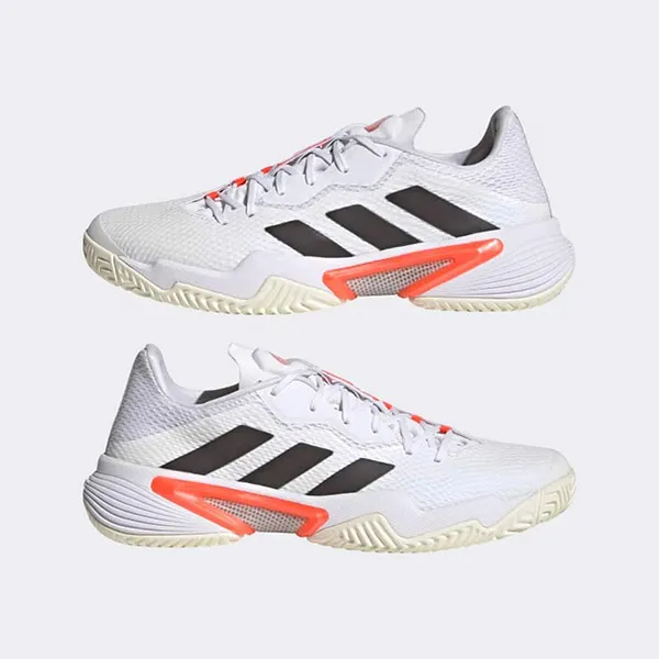 Giày Tennis Nam Adidas Barricade M FZ3935 Màu Trắng Cam Size 42