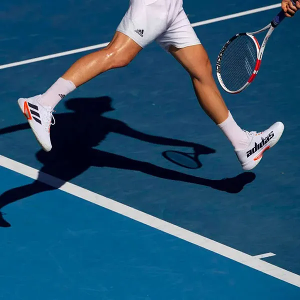 Giày Tennis Nam Adidas Barricade M FZ3935 Màu Trắng Cam Size 42