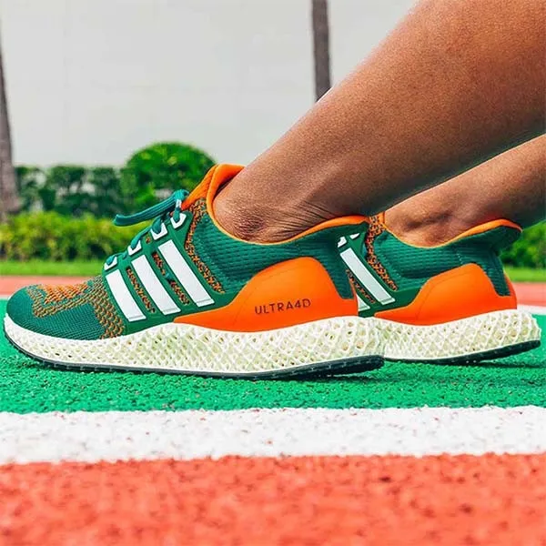 Giày Thể Thao Adidas ULTRA4D Hurricanes Q46439 Màu Cam - Xanh Size 41