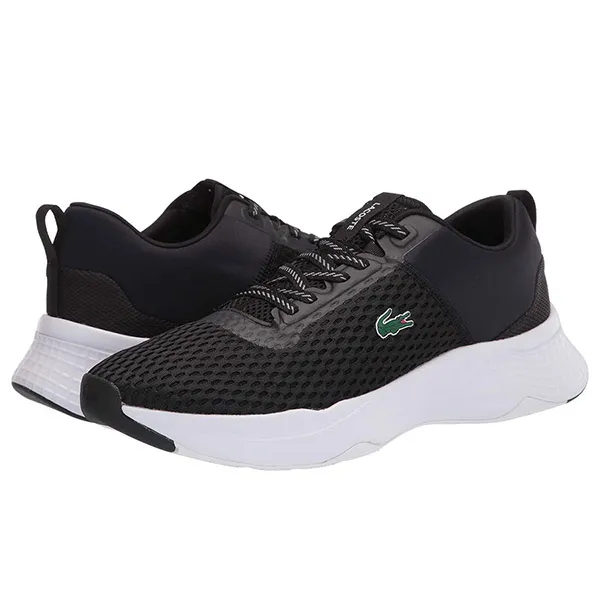 Giày Thể Thao Lacoste Court-Drive 0120 Màu Đen Size 40