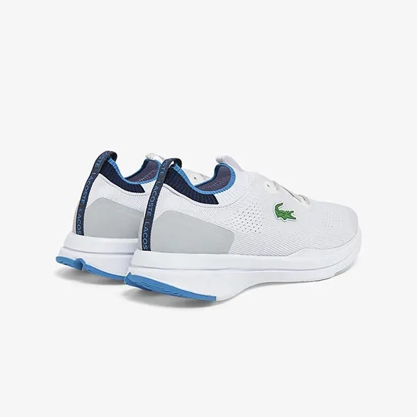 Giày Thể Thao Lacoste Run Spin Knit Màu Trắng Size 40.5