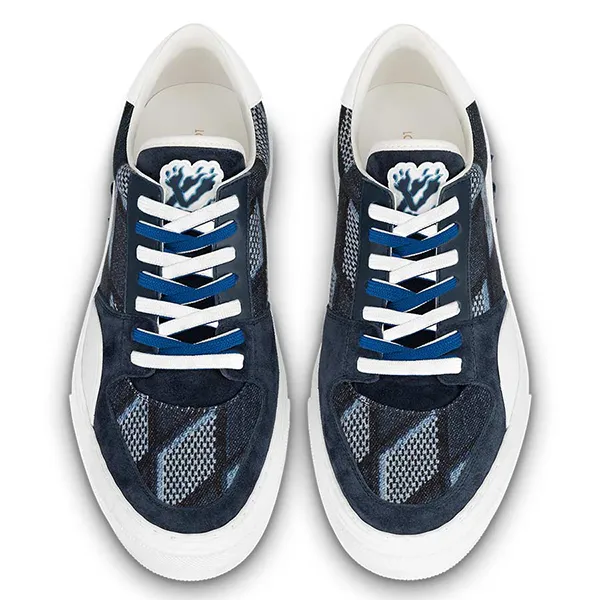 Giày Thể Thao Nam Louis Vuitton LV 1AAHRJ Richelieu Ollie Màu Xanh Denim Size 41.5