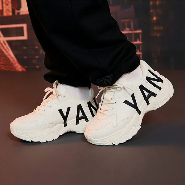 Giày Thể Thao MLB Big Ball Chunky P Mega New York Yankees 3ASHC2B2N-50WHS Màu Trắng Size 270