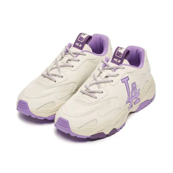 Giày Thể Thao MLB Bigball Chunky Lite LA Dodgers Lavender 3ASHC311N-07LDS Màu Trắng Tím Size 250 - Giày - Vua Hàng Hiệu