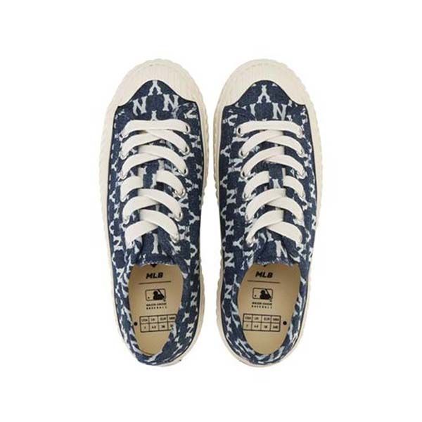 Giày Thể Thao MLB Korea Casual Style Unisex Street Style Low-Top Sneakers Màu Xanh Navy Size 230 - 1
