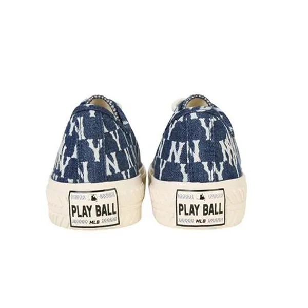 Giày Thể Thao MLB Korea Casual Style Unisex Street Style Low-Top Sneakers Màu Xanh Navy Size 230 - 4