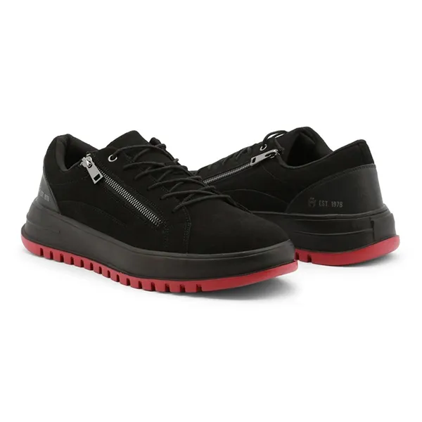 Giày Thể Thao Nam Duca Di Morrone ZACK-SUEDE_BLACK Màu Đen Size 41 - Giày - Vua Hàng Hiệu