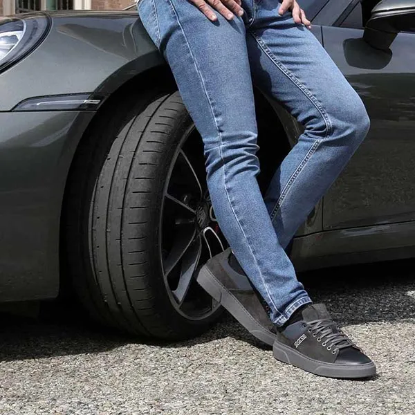 Giày Thể Thao Nam Sparco MODENA_ANTRACITE Màu Đen Size 41