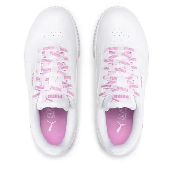 Giày Thể Thao Puma Carina Logomania 383906 02 Màu Trắng Hồng Size 37.5 - Giày - Vua Hàng Hiệu