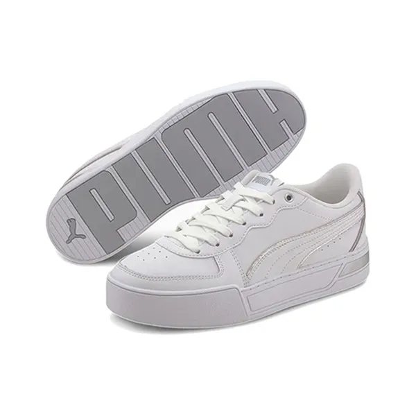 Giày Thể Thao Puma Skye Metallic 'White Silver' 374797-01 Màu Trắng Size 36