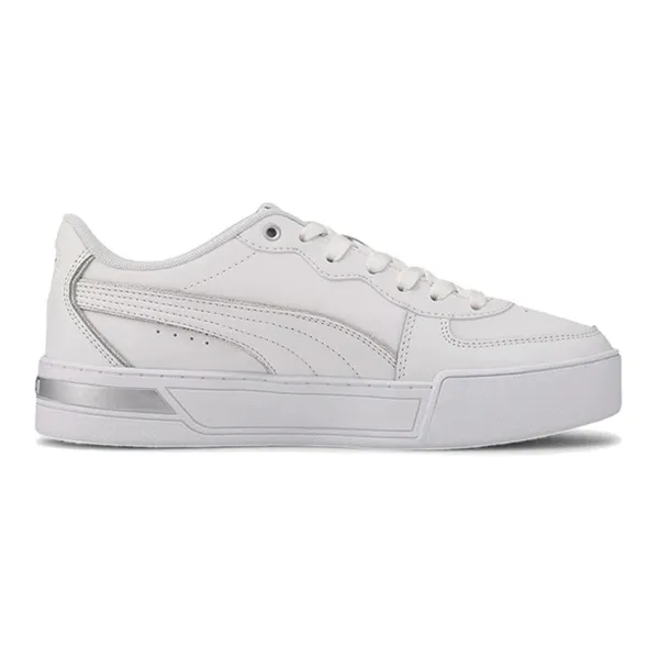 Giày Thể Thao Puma Skye Metallic 'White Silver' 374797-01 Màu Trắng Size 36