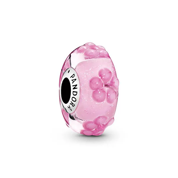 Hạt Vòng Charm Pandora Moments Charm / 797901 Màu Hồng - Trang sức - Vua Hàng Hiệu