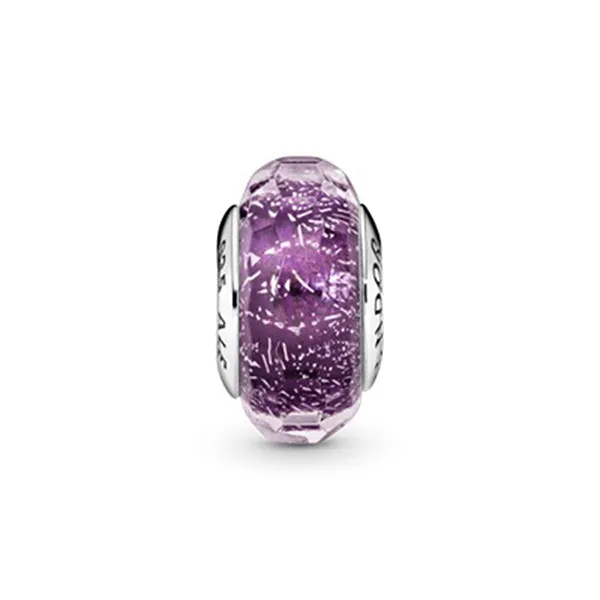 Hạt Vòng Charm Pandora Dark Purple Shimmer Murano Charm 791663 Màu Tím - Trang sức - Vua Hàng Hiệu