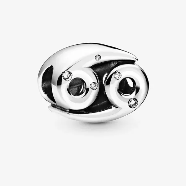 Hạt Vòng Charm Pandora Moments Cung Hoàng Đạo Cự Giải 798434C01 Màu Bạc