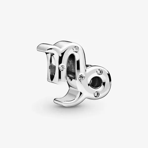 Hạt Vòng Charm Pandora Moments Cung Hoàng Đạo Ma Kết 798423C01 Màu Bạc