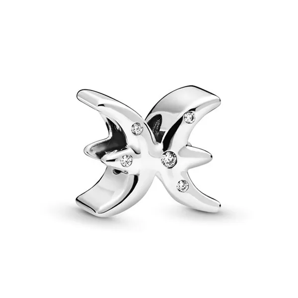 Hạt Vòng Charm Pandora Moments Cung Hoàng Đạo Song Ngư 798426C01 Màu Bạc - Trang sức - Vua Hàng Hiệu