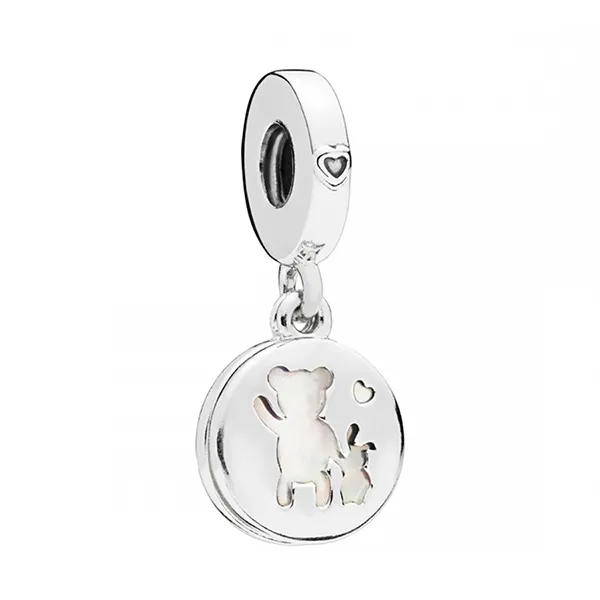 Hạt Vòng Charm Pandora Perfect Pals Pendan 797035EN23 Màu Bạc