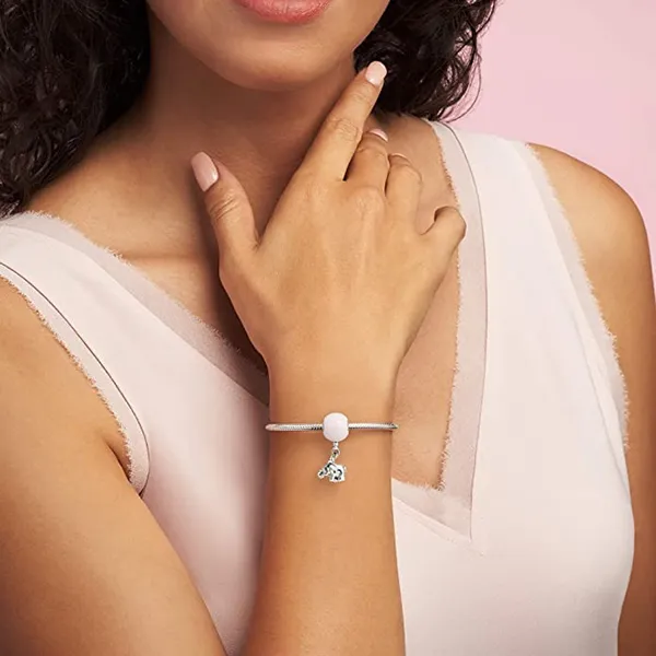 Hạt Vòng Charm Pandora Women Silver Bead 797239EN160 Màu Bạc