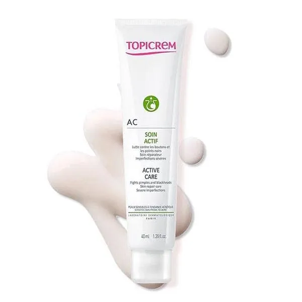 Kem Hỗ Trợ Giảm Mụn, Làm Mờ Vết Thâm Topicrem AC Active Care 40ml - Mỹ phẩm - Vua Hàng Hiệu