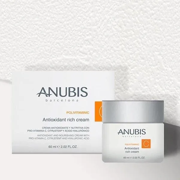 Kem Làm Sáng Da Và Trẻ Hóa Da Anubis Barcelona Polivitaminic C Antioxidant Rich Cream 60ml