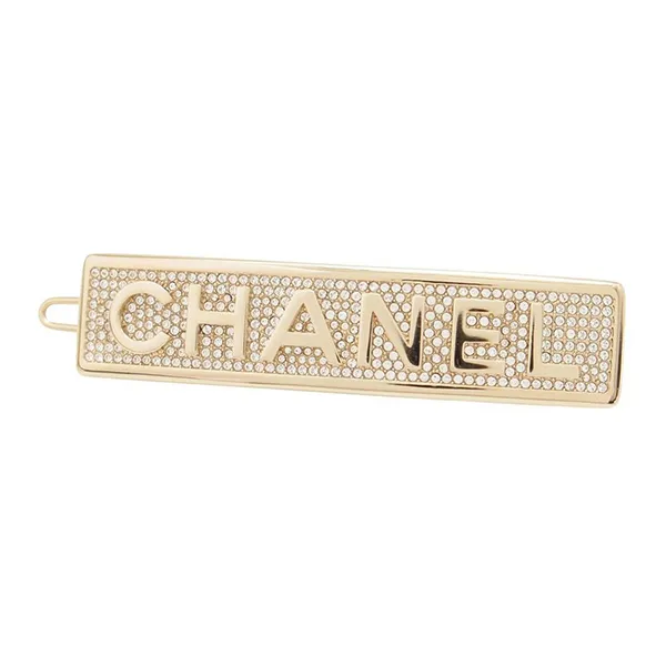 Kẹp Tóc Chanel B21 Barrettes AB5651 B02818 Gold Màu Vàng - 3