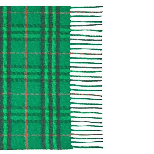 Khăn Quàng Cổ Burberry The Classic Vintage Check Cashmere Scarf Green Màu Xanh Lá