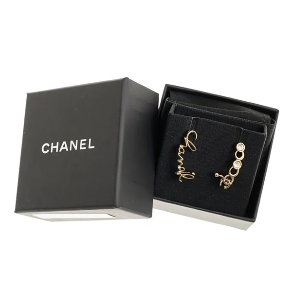 Khuyên Tai Chanel Earrings Coco Chanel Màu Vàng Gold