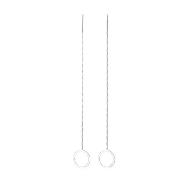 Khuyên Tai LiLi Jewelry Dạng Chuỗi Hình Tròn Lili_155594 Màu Bạc - Trang sức - Vua Hàng Hiệu