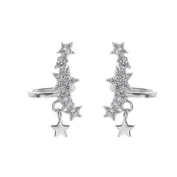 Khuyên Tai LiLi Jewelry Hình Ngôi Sao Đính Đá CZ Lili_321925 Màu Bạc - Trang sức - Vua Hàng Hiệu