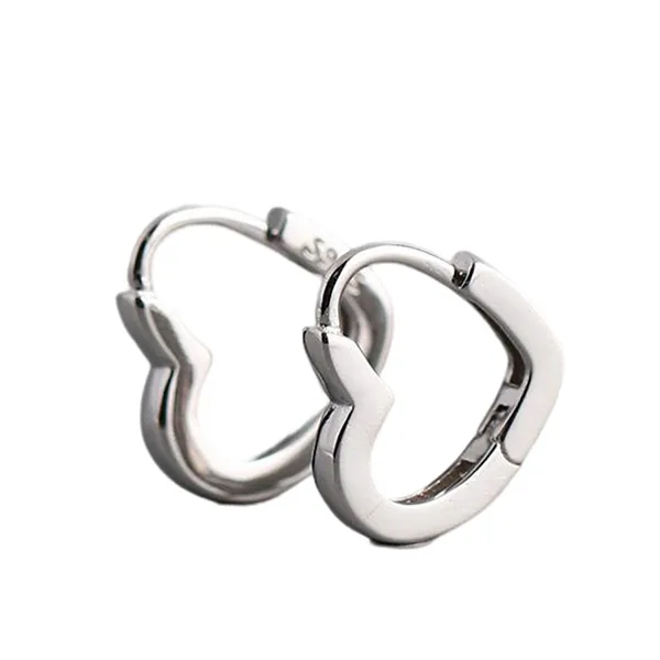 Khuyên Tai LiLi Jewelry Hình Trái Tim Lili_649279 Màu Trắng - Trang sức - Vua Hàng Hiệu