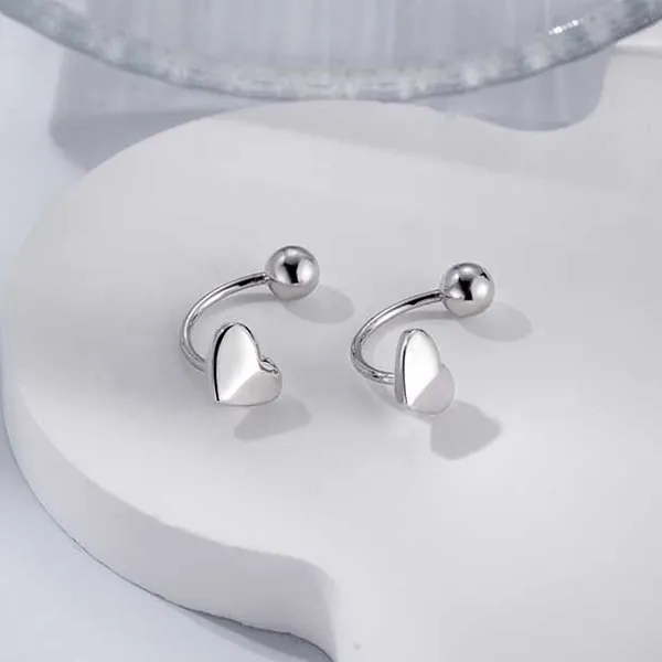 Khuyên Tai LiLi Jewelry White Heart LiLi_616591 Màu Trắng - Trang sức - Vua Hàng Hiệu