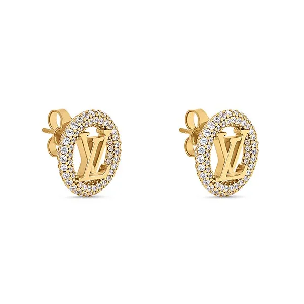 Khuyên Tai Nữ Louis Vuitton LV Louise By Night Earrings M00757 Màu Vàng - Trang sức - Vua Hàng Hiệu