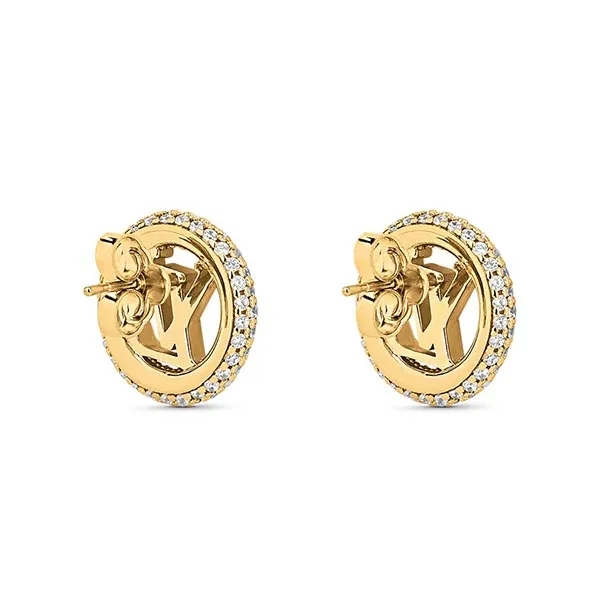 Khuyên Tai Nữ Louis Vuitton LV Louise By Night Earrings M00757 Màu Vàng - Trang sức - Vua Hàng Hiệu