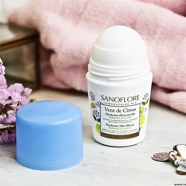Lăn Khử Mùi Bio Sanoflore Déodorant Roll On Efficacité 24h, 50ml - Lăn khử mùi - Vua Hàng Hiệu
