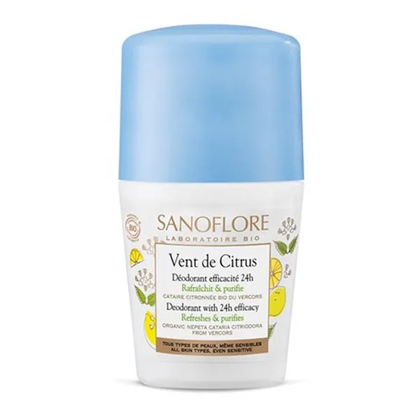 Lăn Khử Mùi Bio Sanoflore Déodorant Roll On Efficacité 24h, 50ml - Lăn khử mùi - Vua Hàng Hiệu