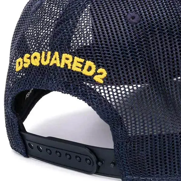 Mũ Dsquared2 Icon DC Varsity Crest Baseballcap Cap Kappe Basebalkappe Hat Hut Màu Đỏ - Mũ nón - Vua Hàng Hiệu