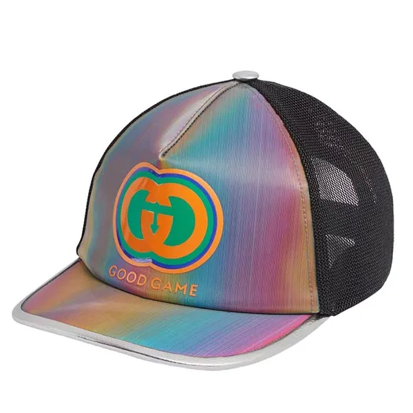 Mũ Gucci Good Game Leather Baseball Hat Phối Màu Size S